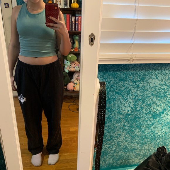 Teal Racerback Tank Top - Picture 2 of 3